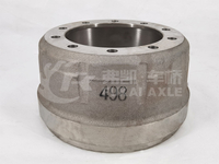 Rear Brake Drum for FAW Jiefang 498 Truck Parts 3502571-AOR