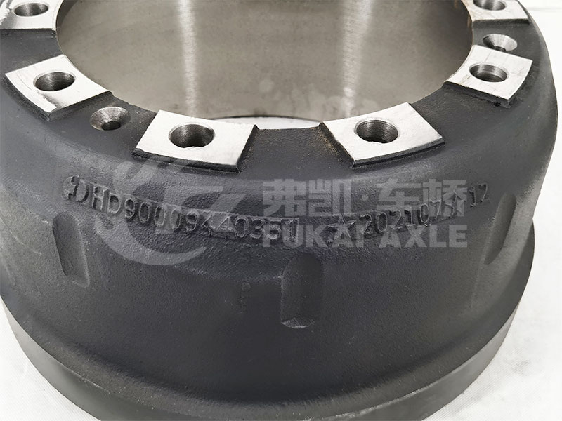 Front Brake Drum Reinforced for Shacman Delong Truck Spare Parts HD90009440351