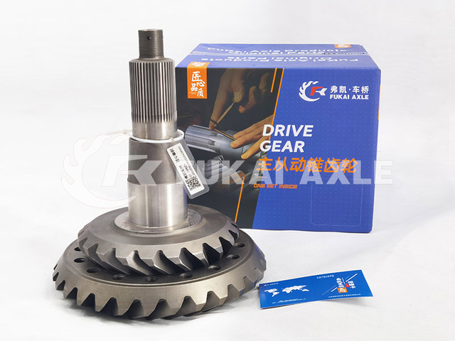 Rear Axle Basin Angle Tooth/bevel Gear Pair For Sinotruk Steyr Truck Spare Parts 99012320127/99012320125