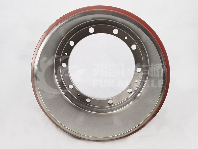 Front Brake Drum Reinforced with Stiffener for Shacman Delong Truck Spare Parts 81.50110.0232