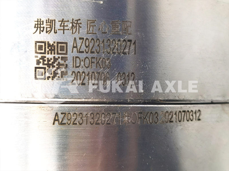 Differential Assembly For Sinotruk Howo Truck Spare Parts AZ9231320271