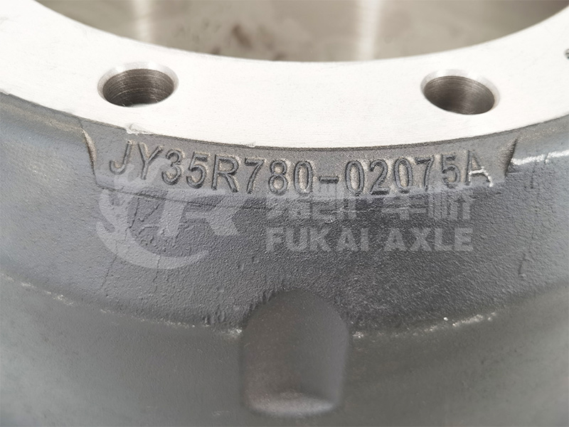 Rear Brake Drum for Auman New Truck Spare Parts Jy35r780-02075A