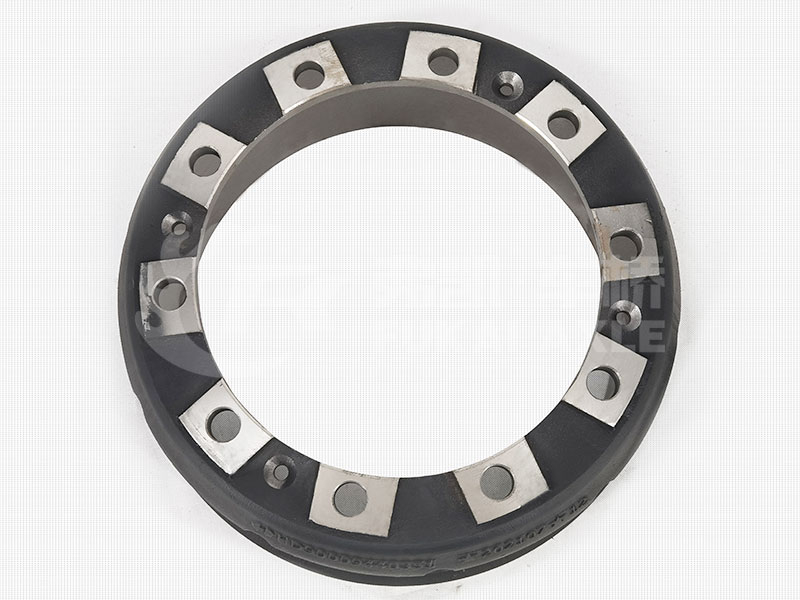 Front Brake Drum Reinforced for Shacman Delong Truck Spare Parts HD90009440351