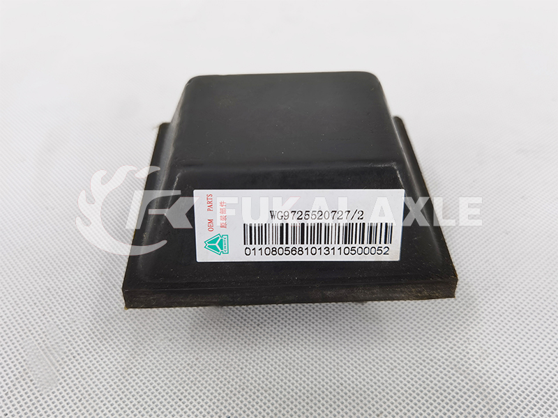 Steel Plate Limit Rubber Pad For Sinotruk HOWO Truck Spare Parts WG9725520727