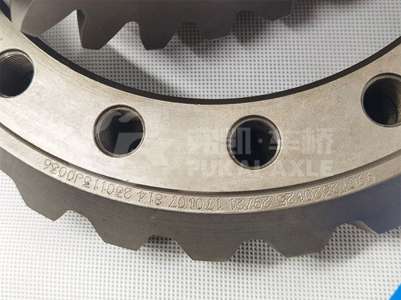 Rear Axle Basin Angle Tooth/bevel Gear Pair For Sinotruk Steyr Truck Spare Parts 99012320127/99012320125