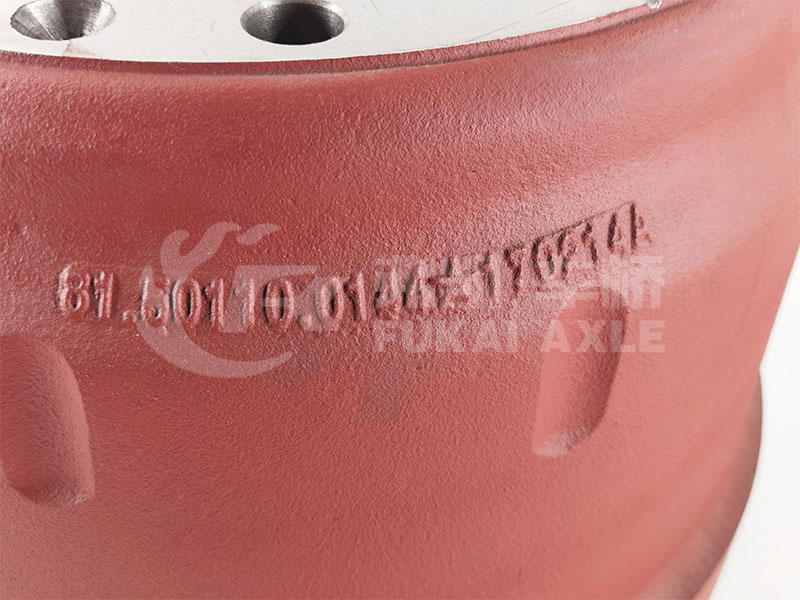 Rear Brake Drum for Shacman Delong Truck Spare Parts 81.50110.0144