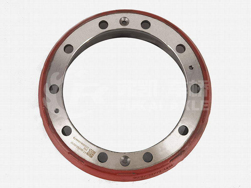 Front Brake Drum Reinforced with Stiffener for Shacman Delong Truck Spare Parts 81.50110.0232