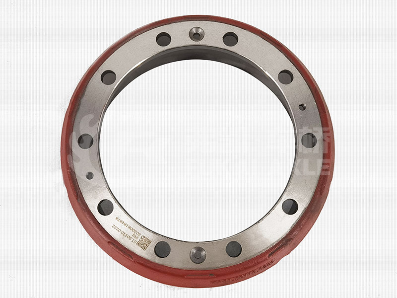 Front Brake Drum Reinforced with Stiffener for Shacman Delong Truck Spare Parts 81.50110.0232