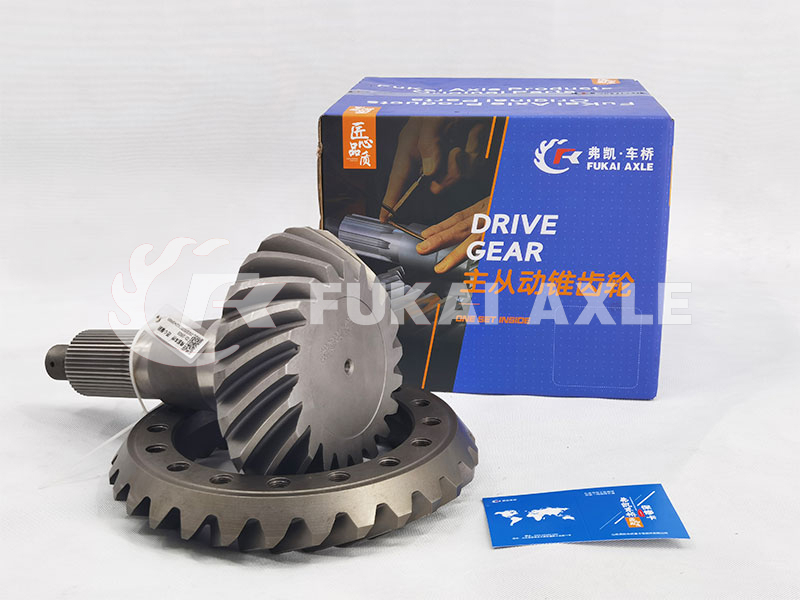 Rear Axle Basin Angle Tooth/bevel Gear Pair For Sinotruk Steyr Truck Spare Parts 99012320127/99012320125
