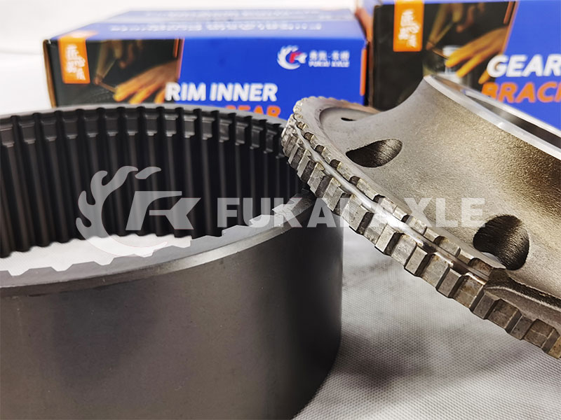 Wheel Rim Inner Gear Ring For Pengxiang LC300 Axle C&C Truck Spare Parts W2405041F02C