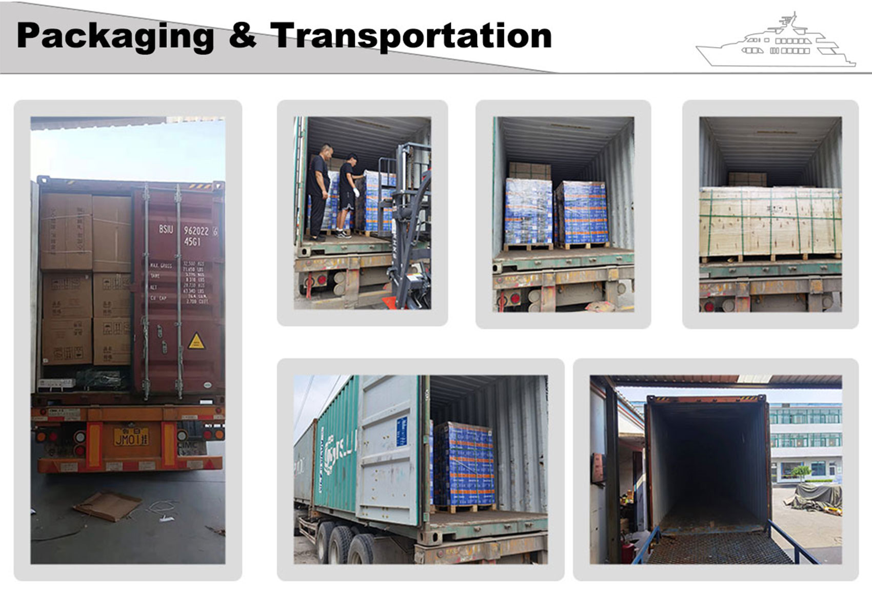 export truck parts