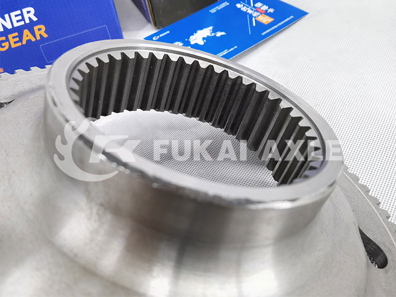 Wheel Rim Inner Gear Ring & Bracket For FAW Jiefang J6 Aowei 300 Axle Truck Spare Parts 2405042-A0E