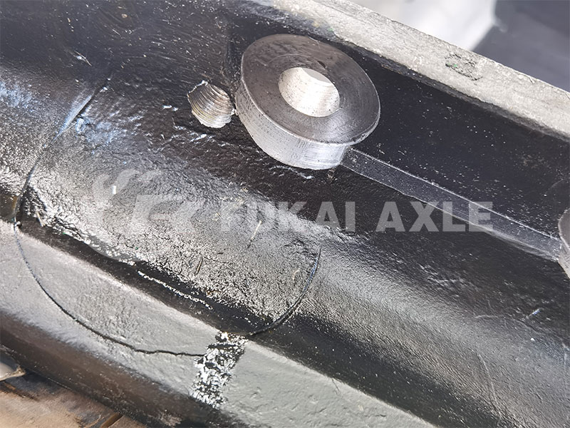 Sinotruk 153 Front Axle Assembly Truck Spare Parts Az4005415554 Az4005005515